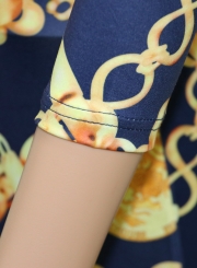 Woman’s Traditional Print Long  Maxi Dress