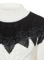 women-s-lace-splice-knitted-pullover-sweater-turtleneck