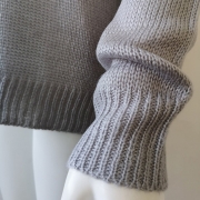 ’s Funnel Neck Loose Sweater