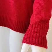 ’s Funnel Neck Loose Sweater