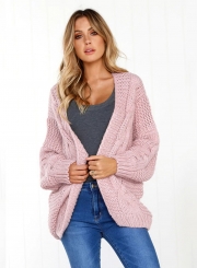 Winter Batwing Sleeve Loose Cardigan Sweater