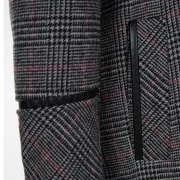 Intarsia Knits And Tweed Duffle Coat