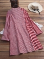 vintage-striped-patchwork-pocket-high-low-plus-size-shirt