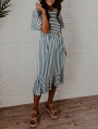 summer-cute-striped-midi-dress