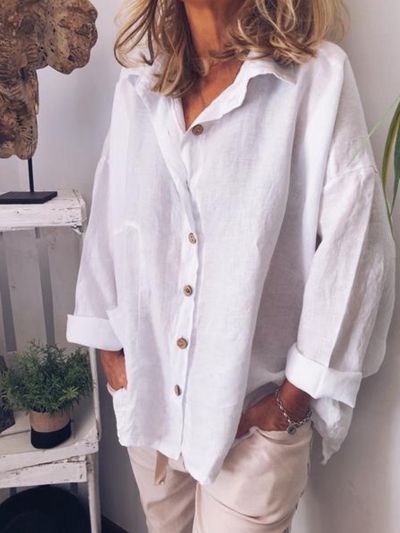 Casual Loose Shirt Tops Tunic Blouse YOUYOUFASHIONEC.com