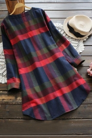 LADY LEISURE PLAID DRESS