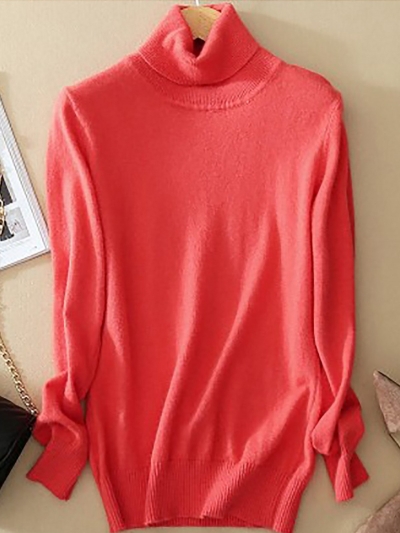 Wool Pure Cashmere Sweater YOUYOUFASHIONEC.com