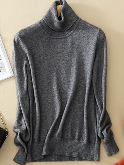 Wool Pure Cashmere Sweater YOUYOUFASHIONEC.com