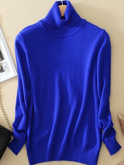 Wool Pure Cashmere Sweater YOUYOUFASHIONEC.com