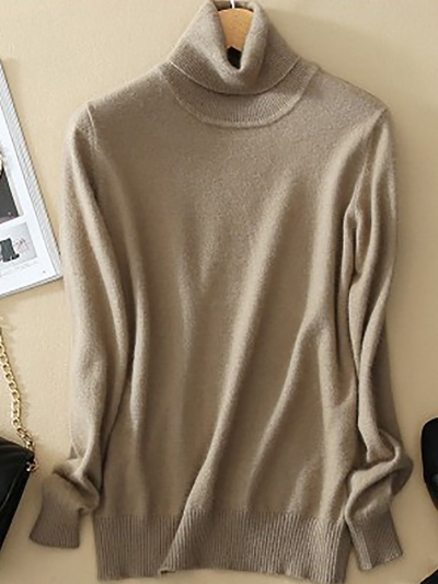 Wool Pure Cashmere Sweater YOUYOUFASHIONEC.com