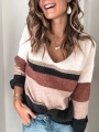 color-block-v-neck-casual-long-sleeve-sweater