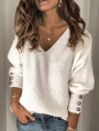 casual-v-neck-solid-color-sweater