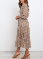 round-neck-long-sleeve-tiered-midi-dress