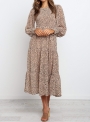 round-neck-long-sleeve-tiered-midi-dress