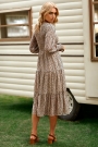 round-neck-long-sleeve-tiered-midi-dress